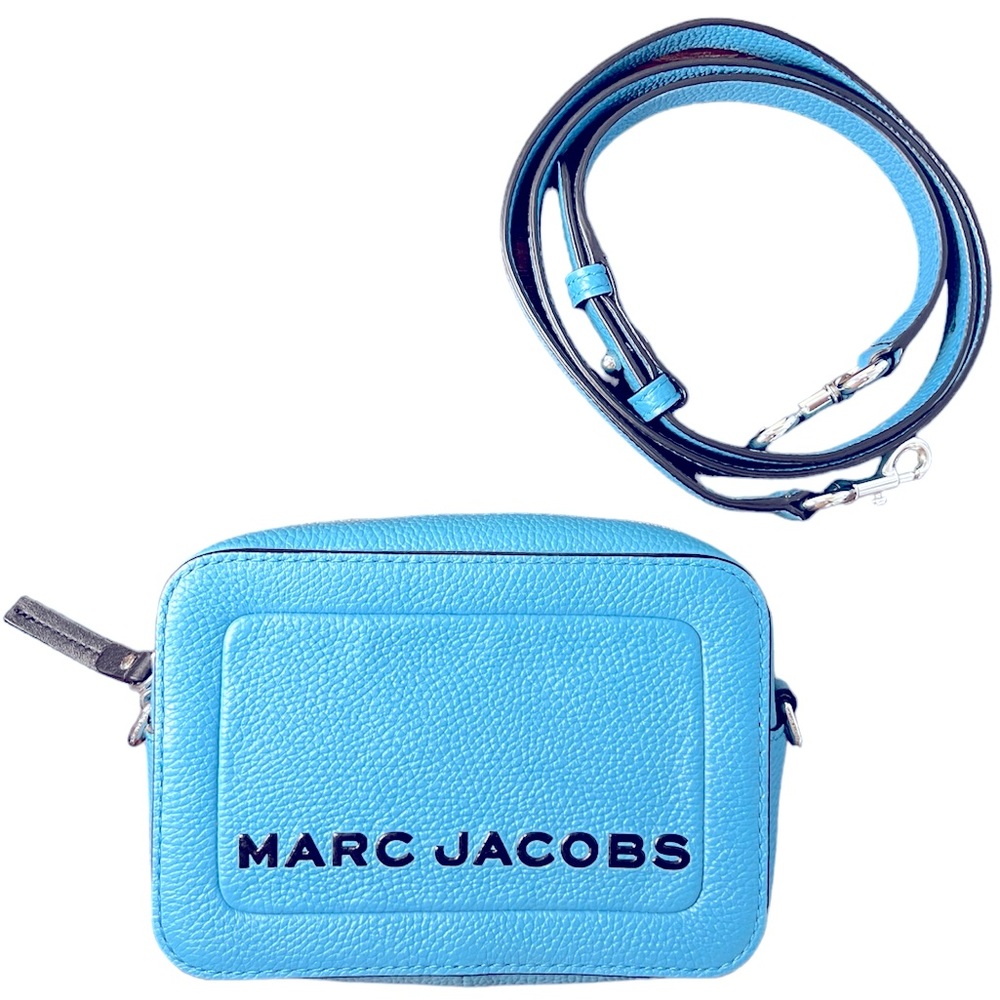 AUTHENTIC MARC JACOBS Leather Box Camera Bag - Picture 1 of 10